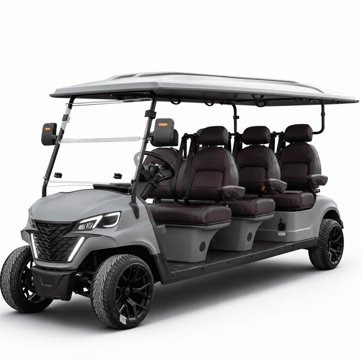 6 Seater — Forward Facing in White